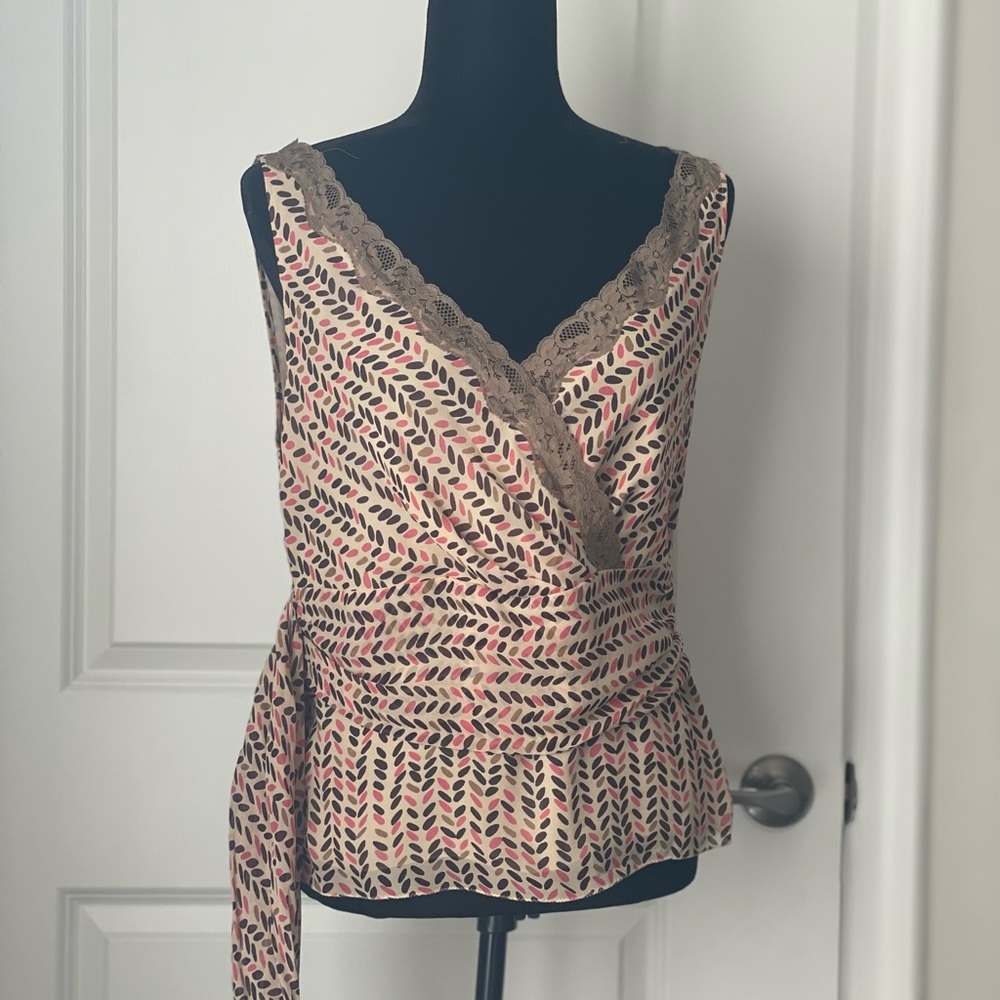 The limited wrap blouse